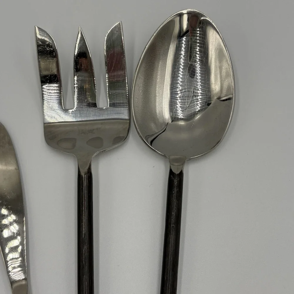 Gourmet Settings TREBLE CLEF 18/10 Stainless 5- Piece Hostess Serving Set
